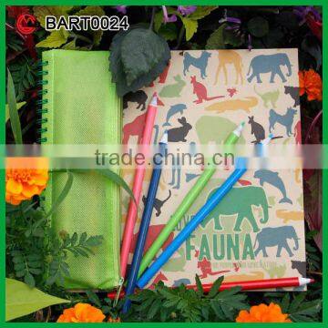 School Pencil Case Notebook Cute Stationery Set