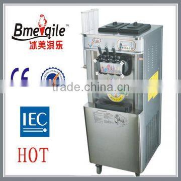 2015 Hot Sale floor commercial stainless steel frozen yogurt single Flavour soft sever instant Ice Cream making Machine