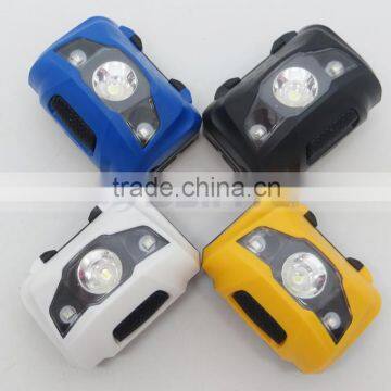 Light Weight Mini 2 IN 1 Red White LED Headlamp Flashlight photo-4
