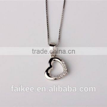 Hot Sale 925 Silver Delicacy Charms With Zircon, Fashion Crystal Pendant