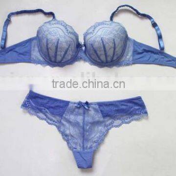 2016 Sexy Muti-assembly Mesh/lace Bra Panty Sets With Best Quality for Ladies photo-3
