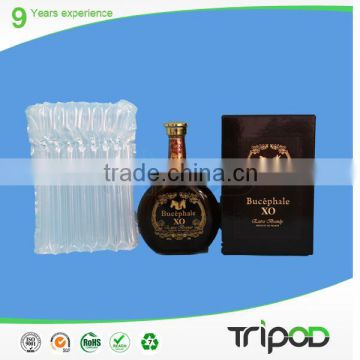 DLS Factory Wholesale Safe Packaging Travel Plastic Bubble Wine Bag