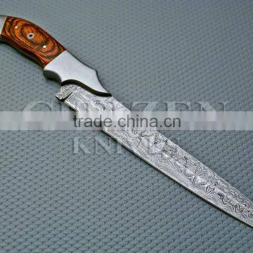 CITIZEN KNIVES,BEAUTIFUL CUSTOM HAND MADE DAMASCUS STEEL CHEF KNIFE photo-3