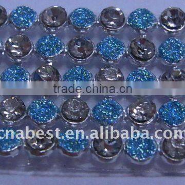 hot fix rhinestone mesh