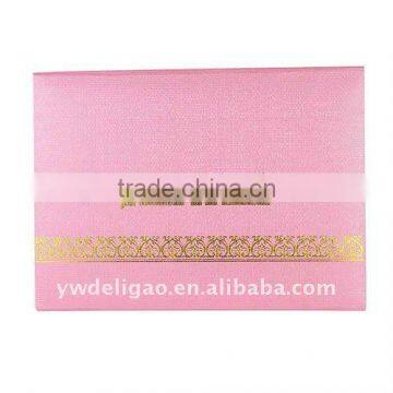 Hot Sale Office Stationery Hot Stamping Art Wallpaper Wrapping Arab Honor Certificate Holder
