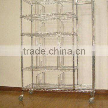 multifunction wire shelving/display stand/storage shelf