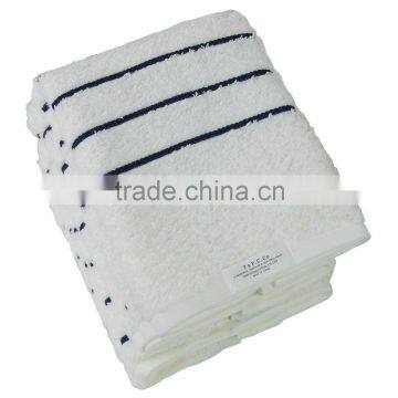 Wholesale High Quality Cotton Black And White Striped Bath Towel