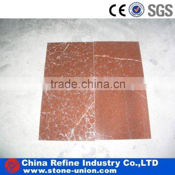 lanscape red marble tiles , high quality marble tiles for floorig