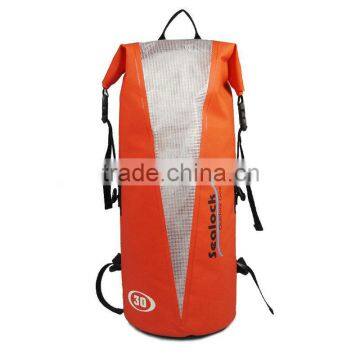 pvc waterproof round backpack for outdoor sports hiking bag