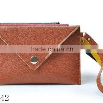 trendy fancy new handle wallet with cell phone pocket