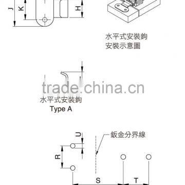 For Cabinet and Control Panel Stainless Steel Compression Catch Clips photo-3