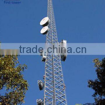 self supporting microwave antenna tower