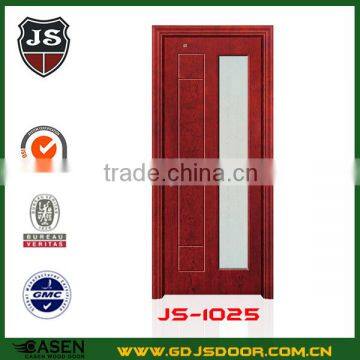 economic ebony timber glass interior door