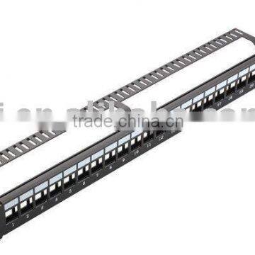 1U 24port cat5 patch panel for 19''rack mount
