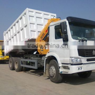 China top brand SINOTRUK truck with XCMG crane boom truck,truck with crane