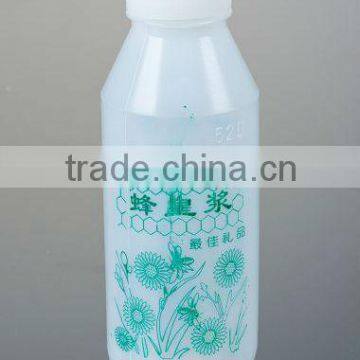 White Bottle for Peach Juice 550ml Plastic Peach Juice Squeeze Bottle photo-1