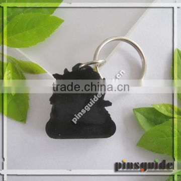 Factory Directly 2014 New Arrival Personalized Shape Soft PVC Egypt Keychain For Tourist Souvenir