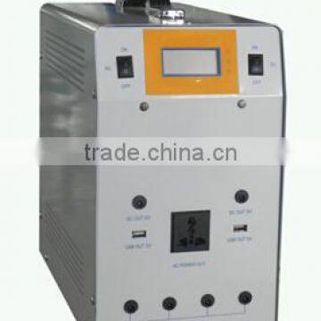 Portable Solar Power Generator, MPPT controller built-in and 12V 40ah deepcycle batteries,300W solar hybrid inverter,