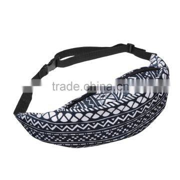 Factory Hot Sale 3D Fullprint Custom Sport Waist Belt Bag for Women