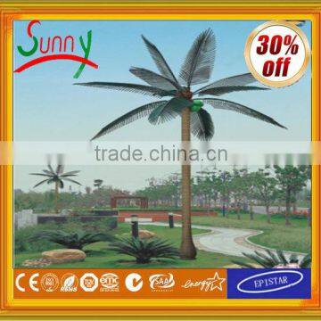  express Outdoor Christmas Decorative artificial coconut palm tree with CE ROHS GS SAA UL