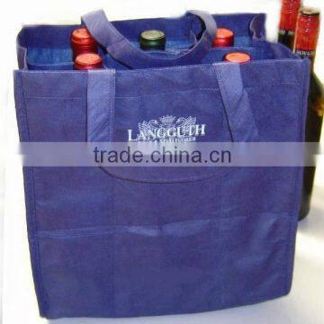 Wine Non Woven Custom Bag photo-4