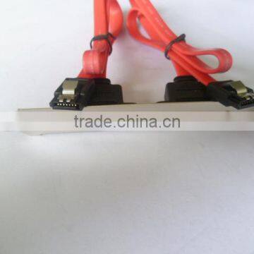 2 port ESATA to SATA 7P F baffle cable