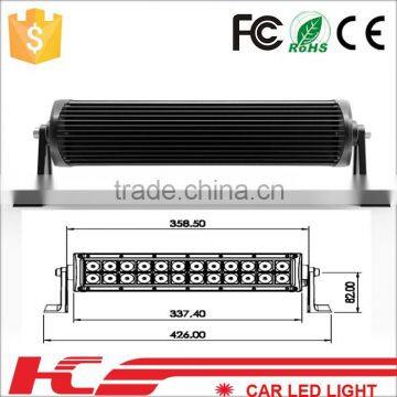 2015 Aluminum housing off road 72w 13.5 inch high Brightness wholesale led light bar