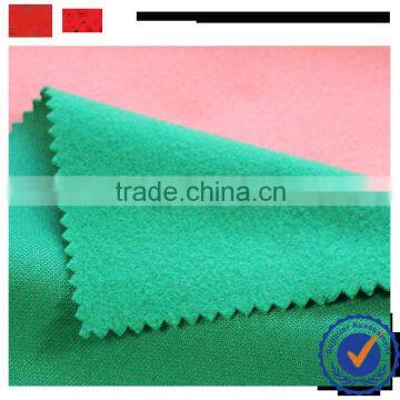 100% polyester knit brushed fabric used clothing / hot sale brushed fabric form keqiao direct factory