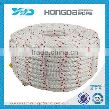 polypropylene mooring rope ,12 strand braided polypropylene rope