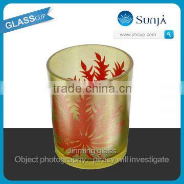 maple leaf logo decorative table candle holder