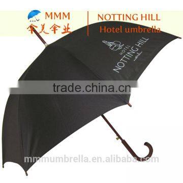 2016 NEW HOTEL Wooden Fiberglass Stick Umbrella photo-2