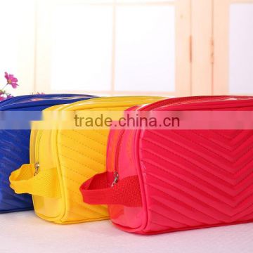 2016 new wrinkle pvc toiletry bag