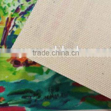 Cotton Canvas Matt Waterproof 340gsm 16S*16S yellow back Digital eco-solvent pigment Dye