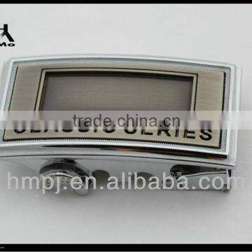 2013 alloy auto custom logo engraved belt buckle for man