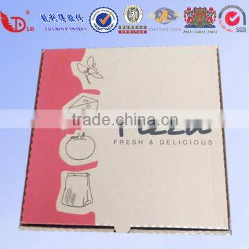 Custom food grade recycled paper and pizza packing box