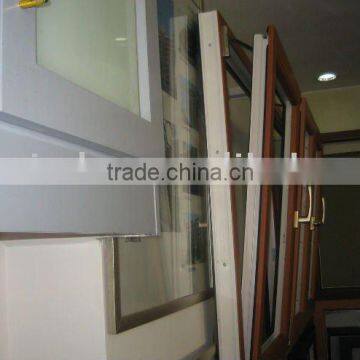 wooden color pvc tilt and turn windows,decorative window awning