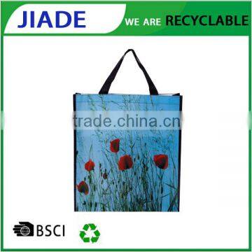 Customizable full color printing reusable grocery bags cheap/target reusable shopping bag/novelty reusable shopping bag