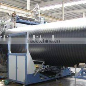 Large diameter HDPE pipe line