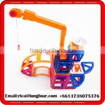 Mag Wisdom 188pcs Magnetic Children Plastic Building Blocks photo-5