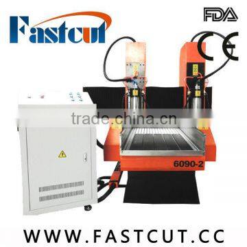 High Accuracy Compact Type CNC Router Engraving and Milling Machine Fastcut-6090-2