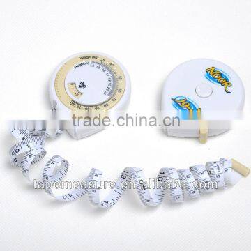 60inch/150cm fancy cheap mini bmi tape measure calculator promotional japen tape measure medical company names