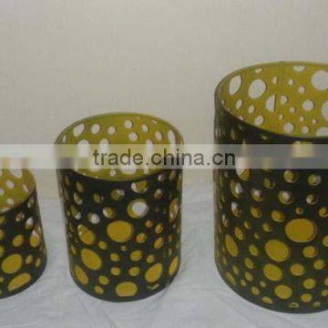 Exclusive Metal Bubbles Design Votive Holders