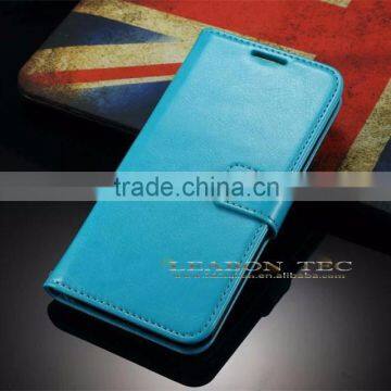 2015 Hot Selling Item Coach Wallet and Phone Case New Galaxy S6 Luxury Leather Case for Samsung Galaxy S6 Case