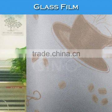 S014 Window Colored Glass Film Decoration Advertisement Sticker