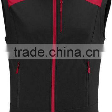 Womens winter waterproof and breathable softshell vest