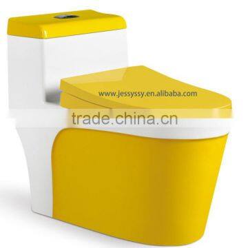 China sanitary ware one piece toilet kohler colored design water closet