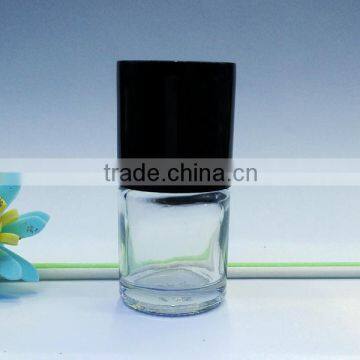 Empty Glass nail polish Bottle with brush and cap new style