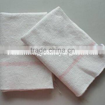100%recycled Cotton Stitch Bonded Nonwoven White Cotton Foor Cleaning Cloth photo-2