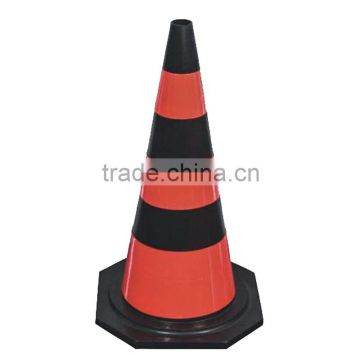 cheap 70cm telescopic rubber traffic cones