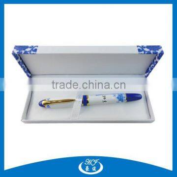 China Bright White Printed Pen Box For Gift